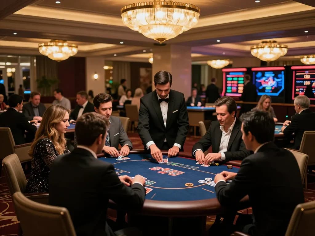 High-roller poker game featuring the excitement of 78winvina with luxury decor and engaged players