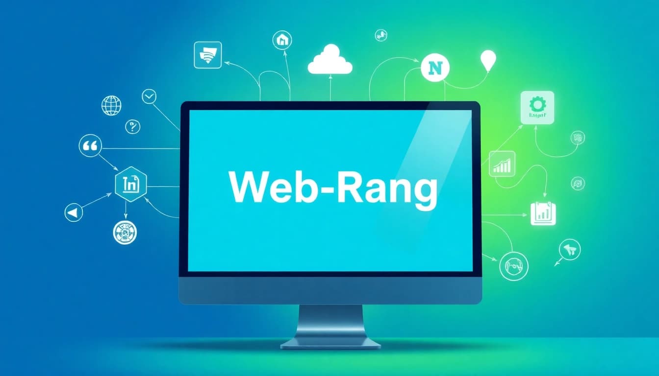 Visualisieren Sie den Web-Rang mit einem modernen Website-Dashboard und Diagrammen zur Datenauswertung.