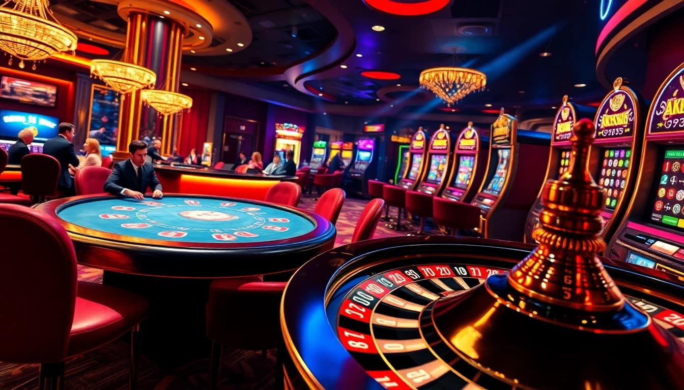 Experience high-stakes action at https://f8bet.dental/ with vibrant casino gaming elements and luxurious atmosphere.