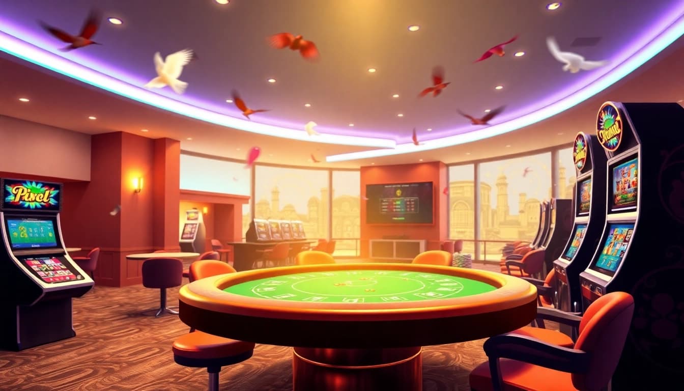 Erleben Sie aufregendes Casino Online mit lebendigen Spielen und einem einladenden Ambiente.
