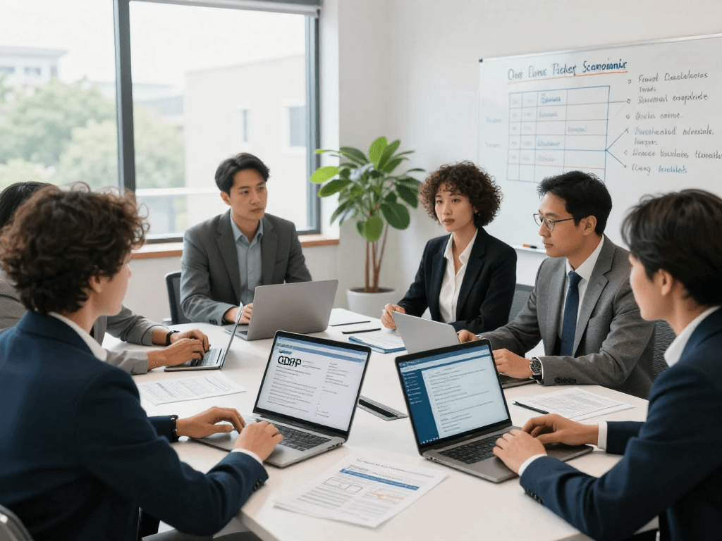 Professionelles Meeting zu Datenschutz und Barrierefreiheit für Wirtschaft und Verwaltung Wohnungsbaugenossenschaften.