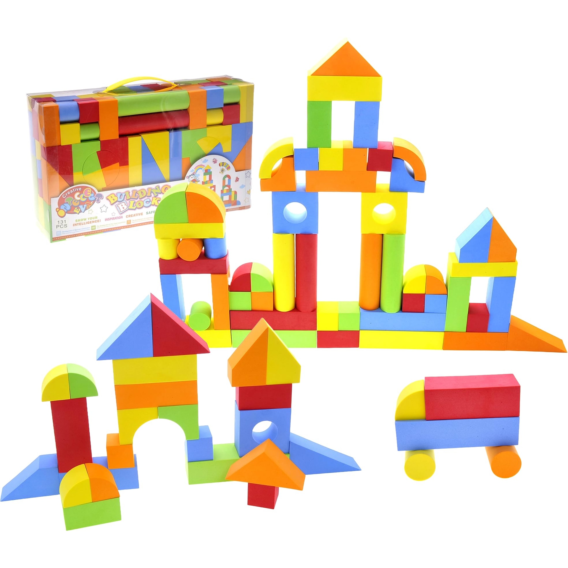 Bewegung und Spiel vereint in Schaumstoff Bausteine