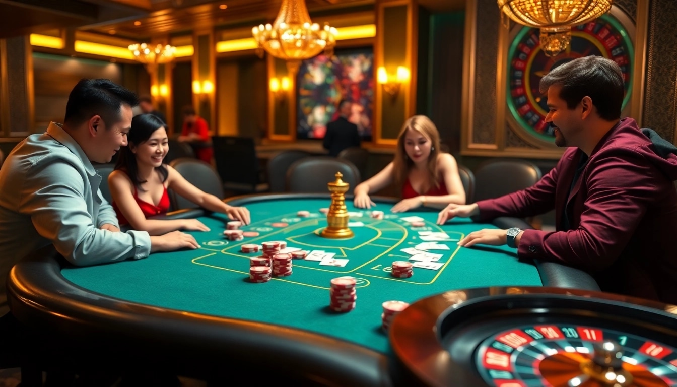 Experience the thrill of 28bet game bài with players enjoying exciting casino action.
