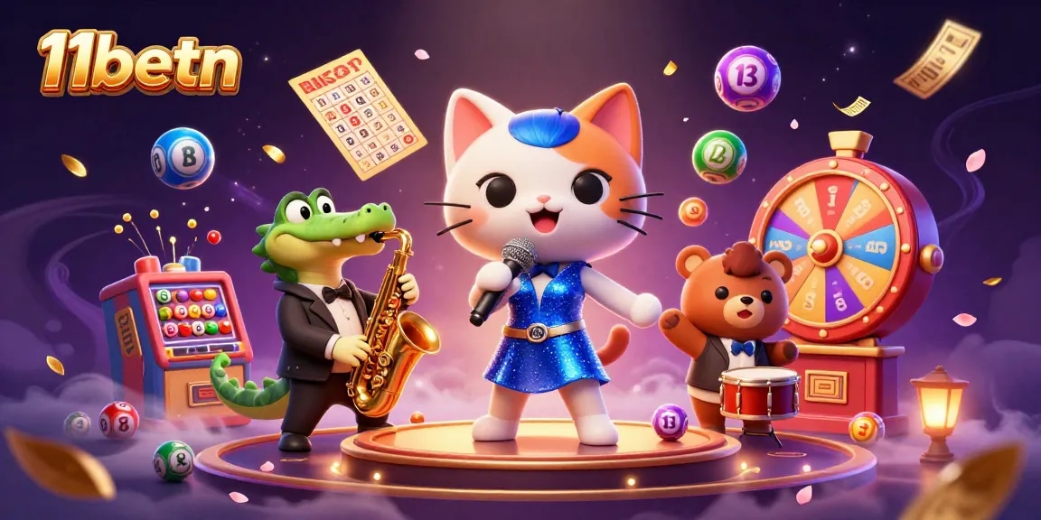 Experience vibrant gambling action with 11betn's engaging characters and dynamic game elements.