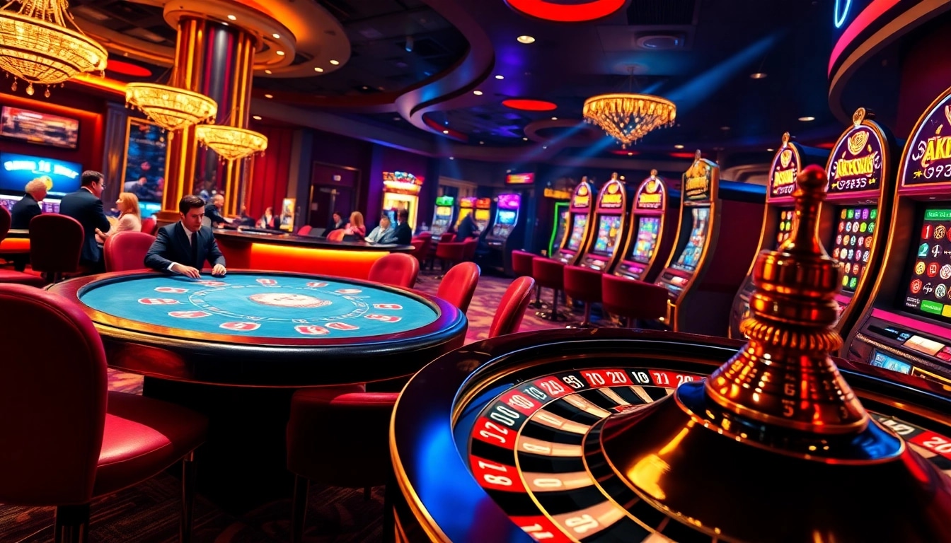 Experience high-stakes action at https://f8bet.dental/ with vibrant casino gaming elements and luxurious atmosphere.