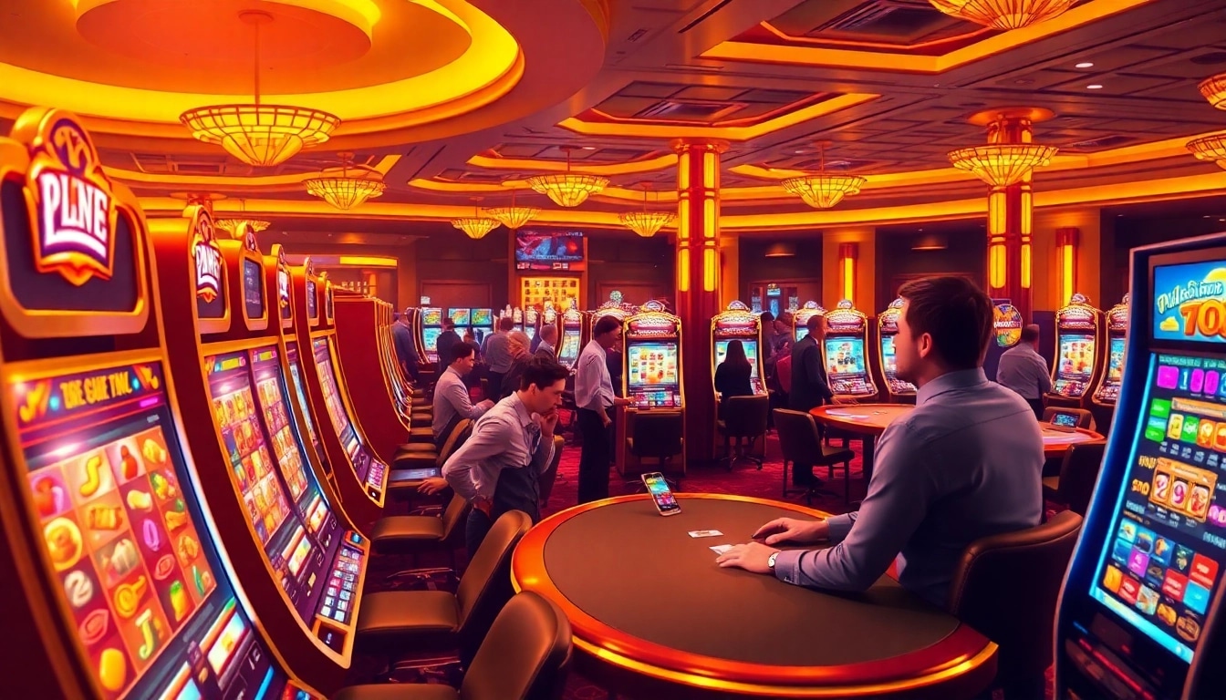 Experience thrilling gameplay at Online Casinos Österreich with diverse slot machines and live tables.