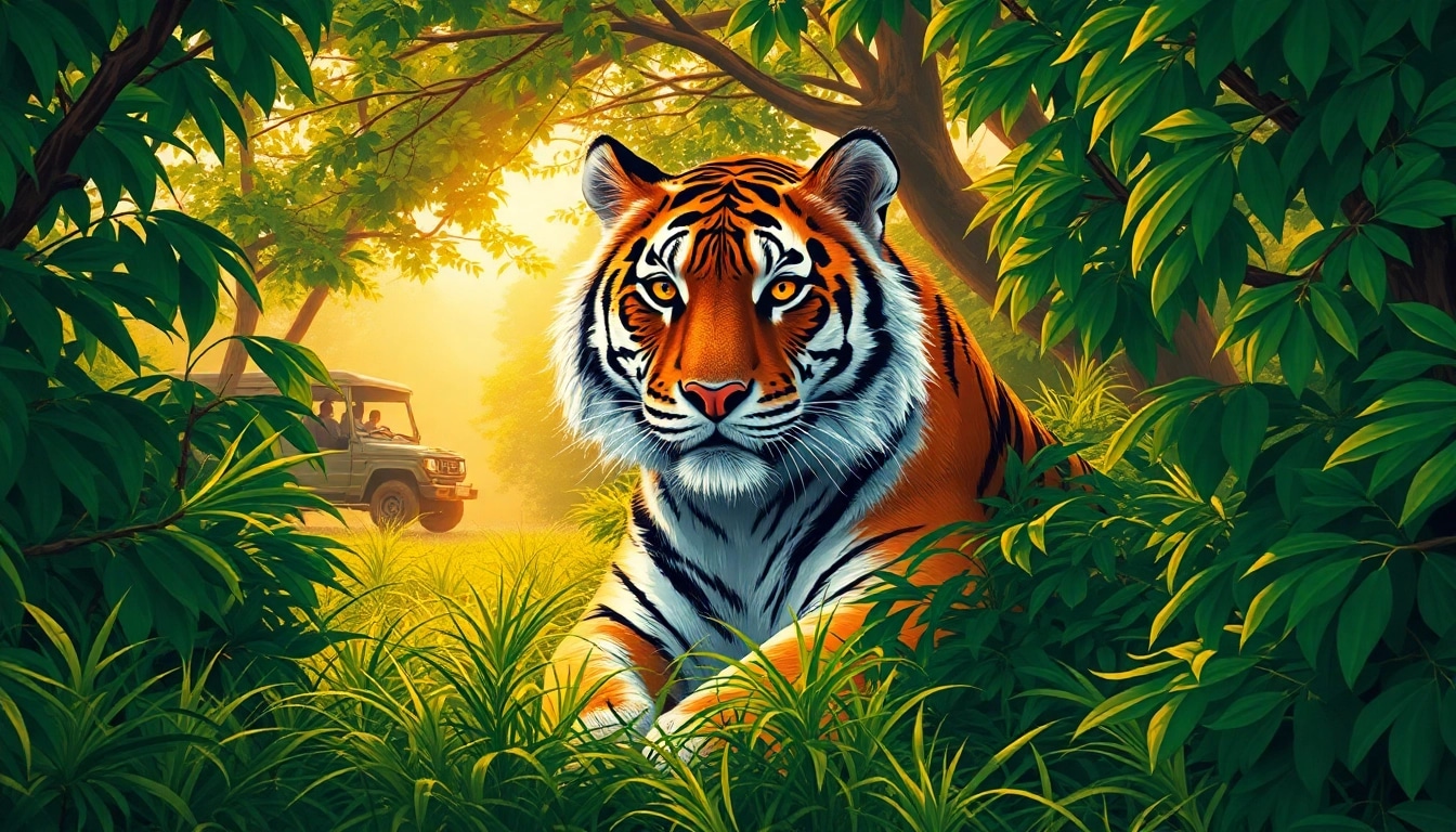 Experience the top best tiger safari tours with an elephant roaming in lush jungles and majestic Bengal tigers.