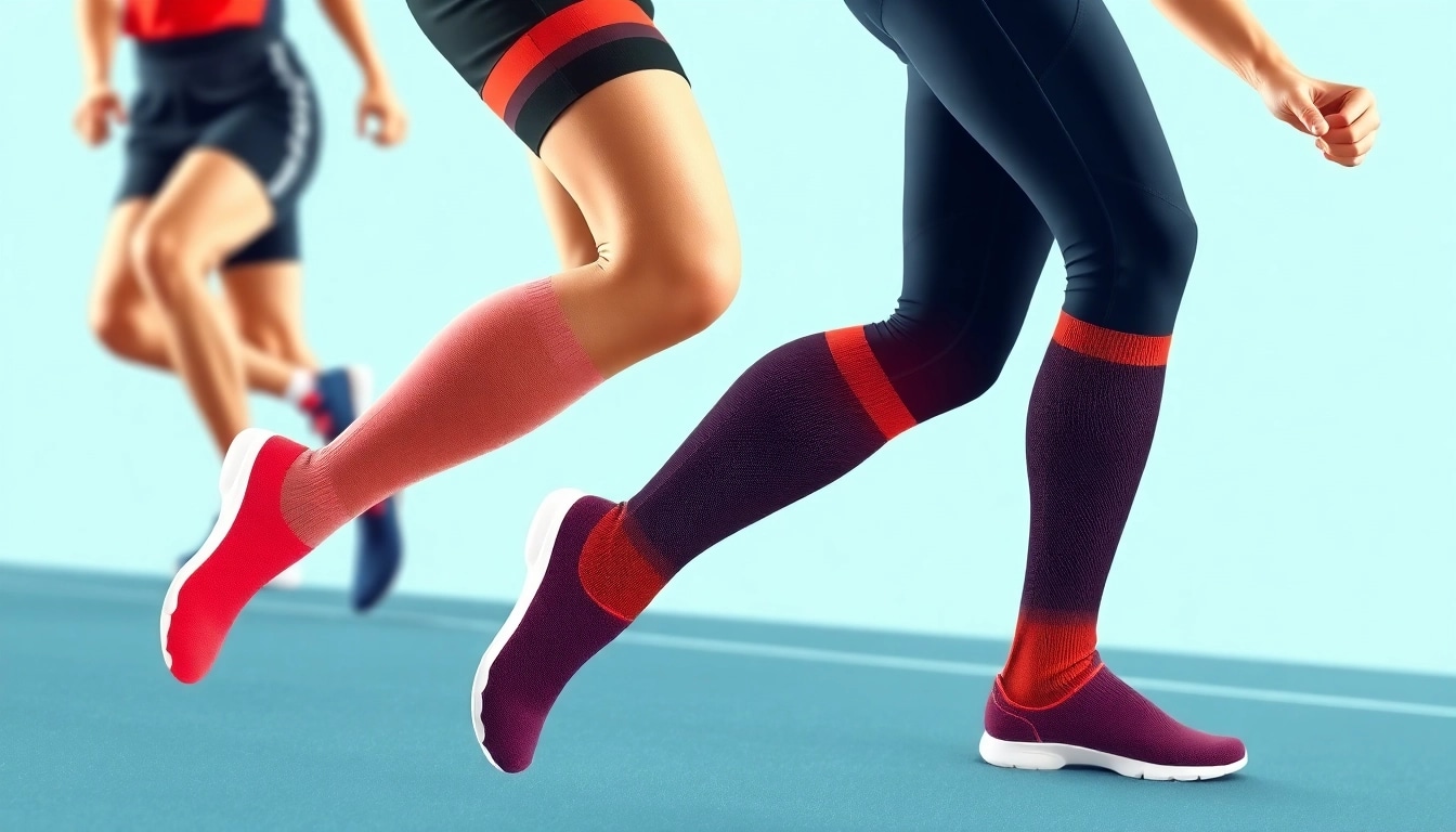 Entdecke die Vorteile von Kompressionssocken, designed für Leistung und Komfort während des Sports.