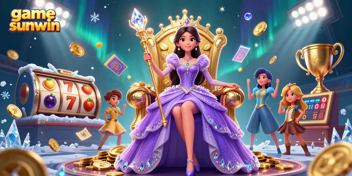 Engage with game sunwin's thrilling slots experience featuring regal characters and dynamic casino elements.
