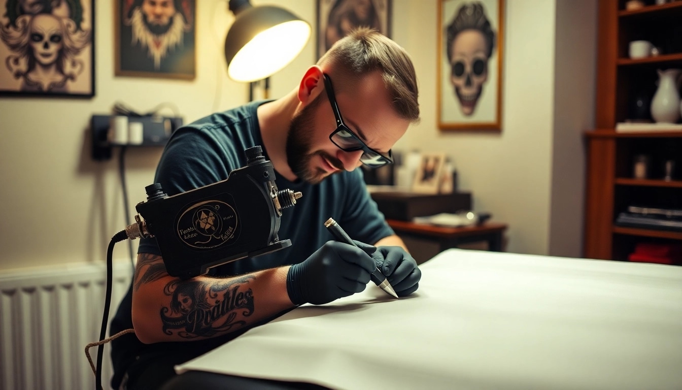 Besuchen Sie unser Tattoo Studio München für einzigartige Designs und kreative Tätowierungen.