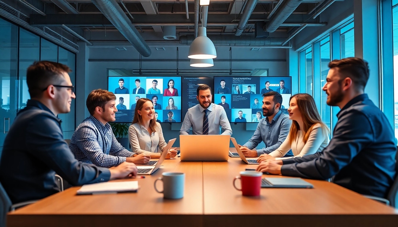 Headhunter Ingenieure strategizing talent acquisition in a modern office.