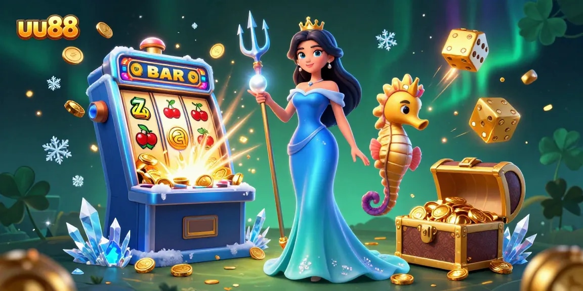 Experience thrilling gameplay at uu88 with captivating slot machines, vibrant characters, and jackpot excitement.