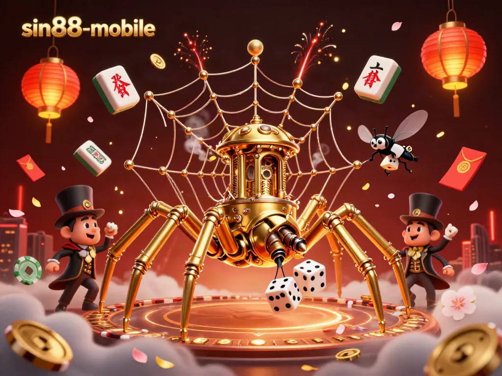 Engage with captivating gameplay on sin88-mobile, featuring a dynamic casino atmosphere with intricate designs.