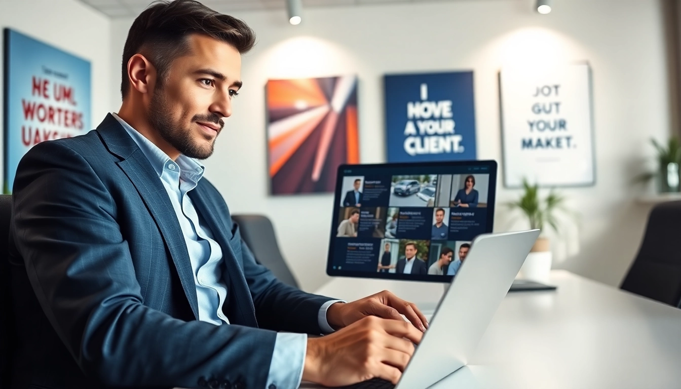Headhunter IT bei Videokonferenz in modernem Büro, engagiert und professionell.