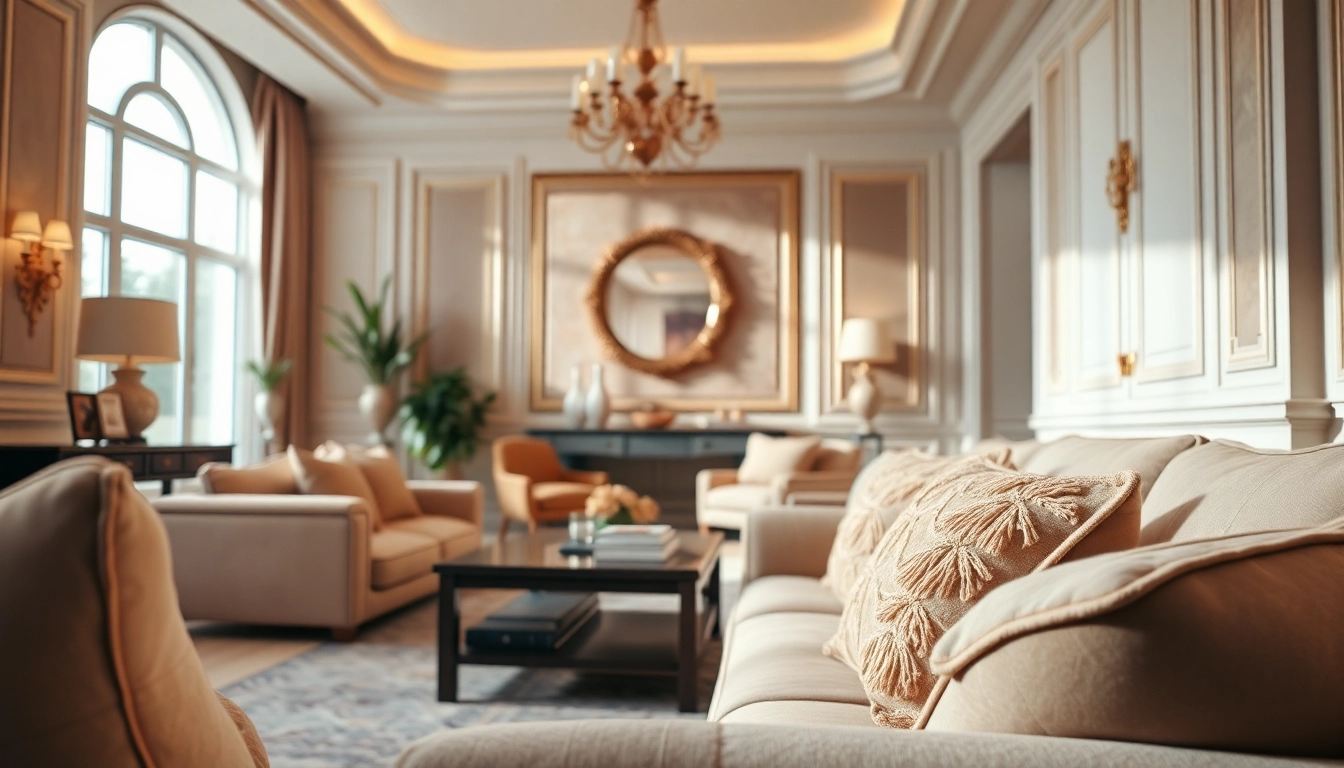 Indulge in luxury with a beautifully furnished living area, showcasing elegance and comfort.
