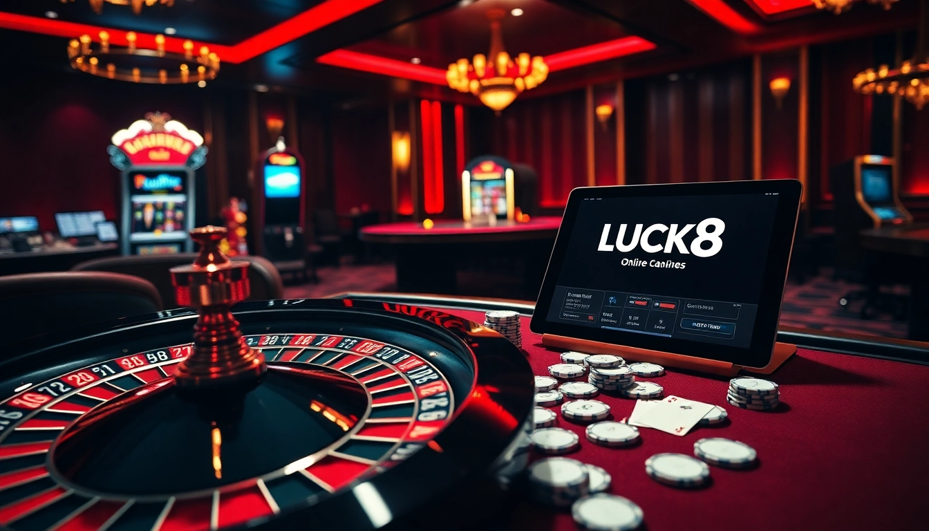 Trải nghiệm cảm giác hồi hộp cùng LUCK8 với các trò chơi casino sống động và những chip poker trong một không gian sang trọng.