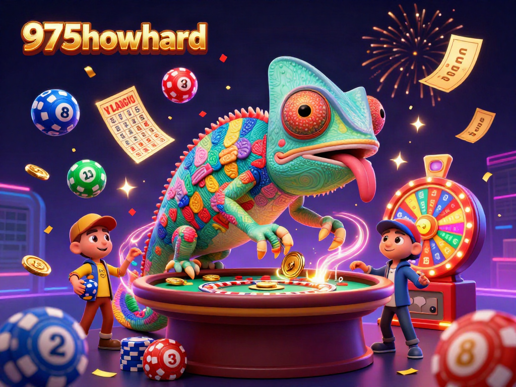 Experience vibrant gaming excitement at 975howard with our colorful lottery balls and dynamic casino atmosphere.