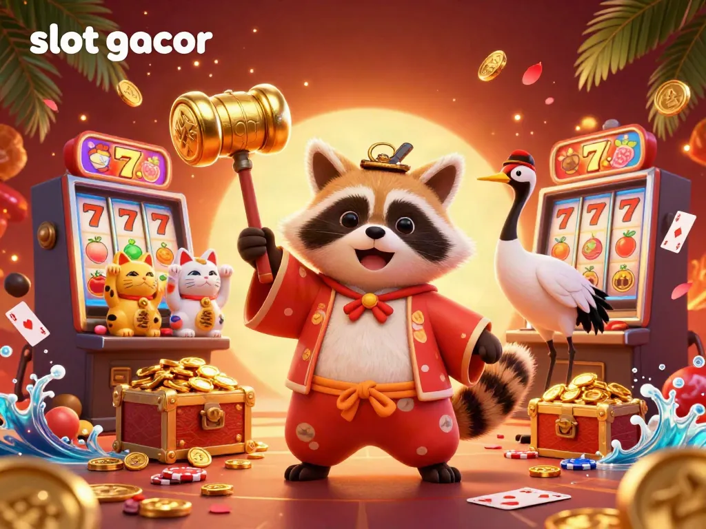 Experience thrilling slot gacor action with cheerful characters and dynamic gaming elements.