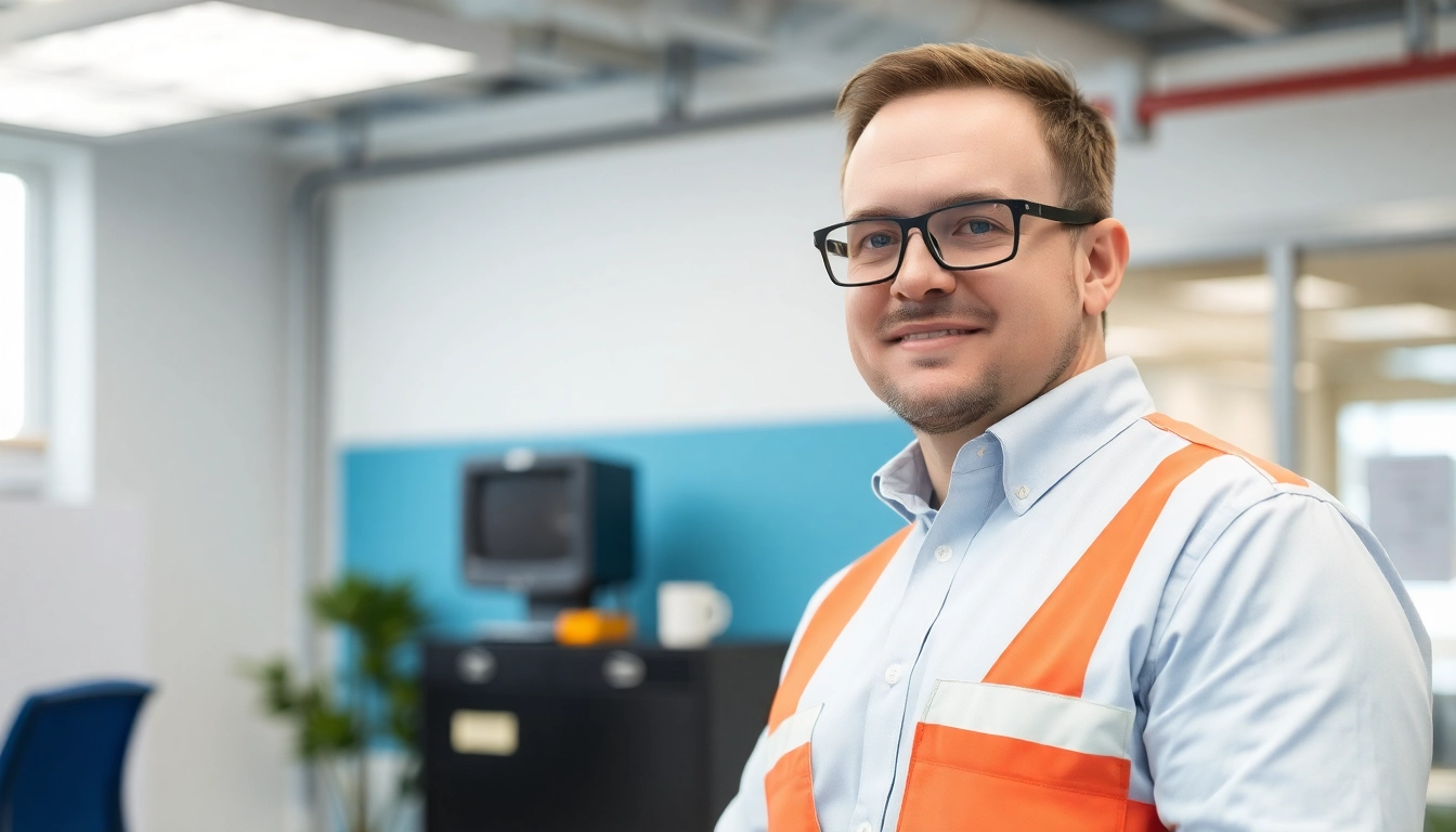 Techniker führt eine DGUV V3 Prüfung an elektrischen Geräten durch, sorgen für Sicherheit und Einhaltung der Normen.