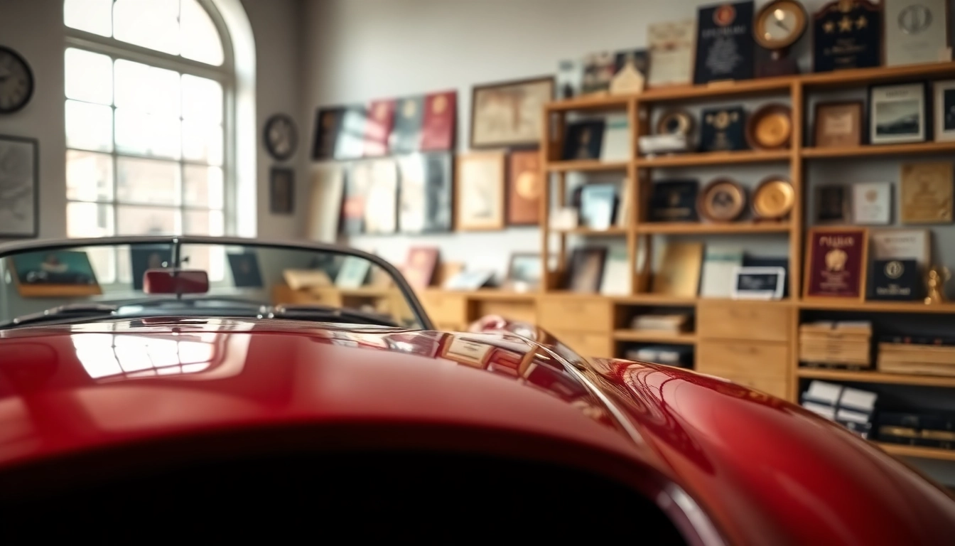 Oldtimer Wertgutachten: Experten bei der Bewertung eines klassischen Fahrzeugs in einem professionellen Büro.