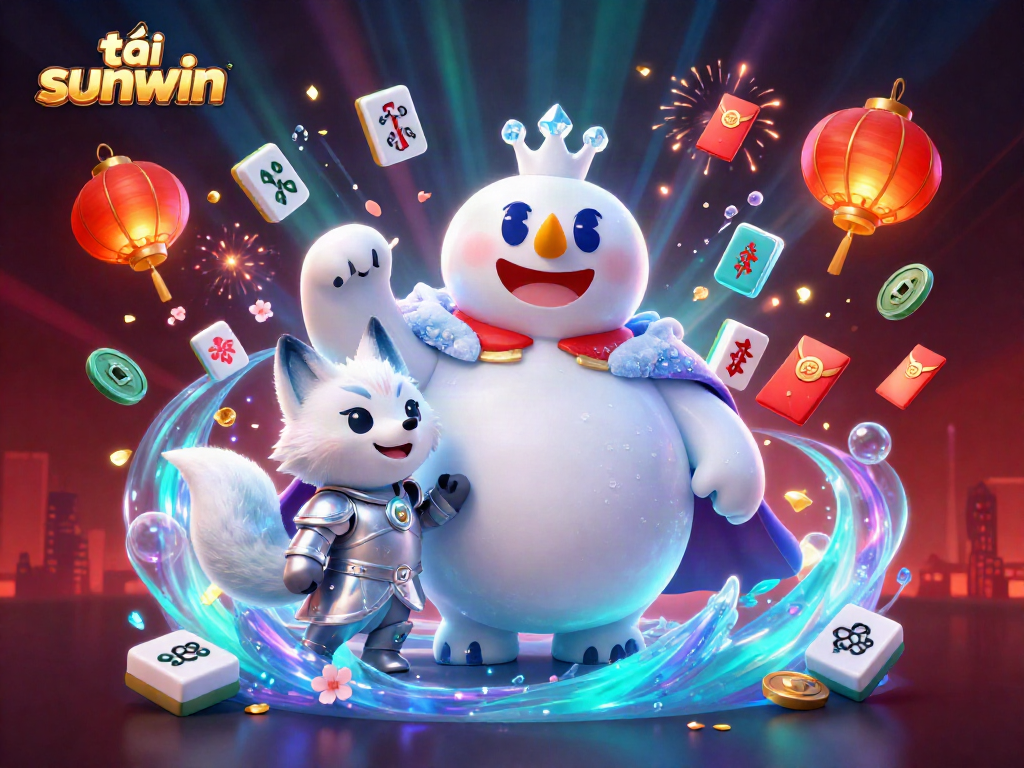 Engage with tải sunwin through a vibrant online gaming experience illustrated with a dynamic scene.