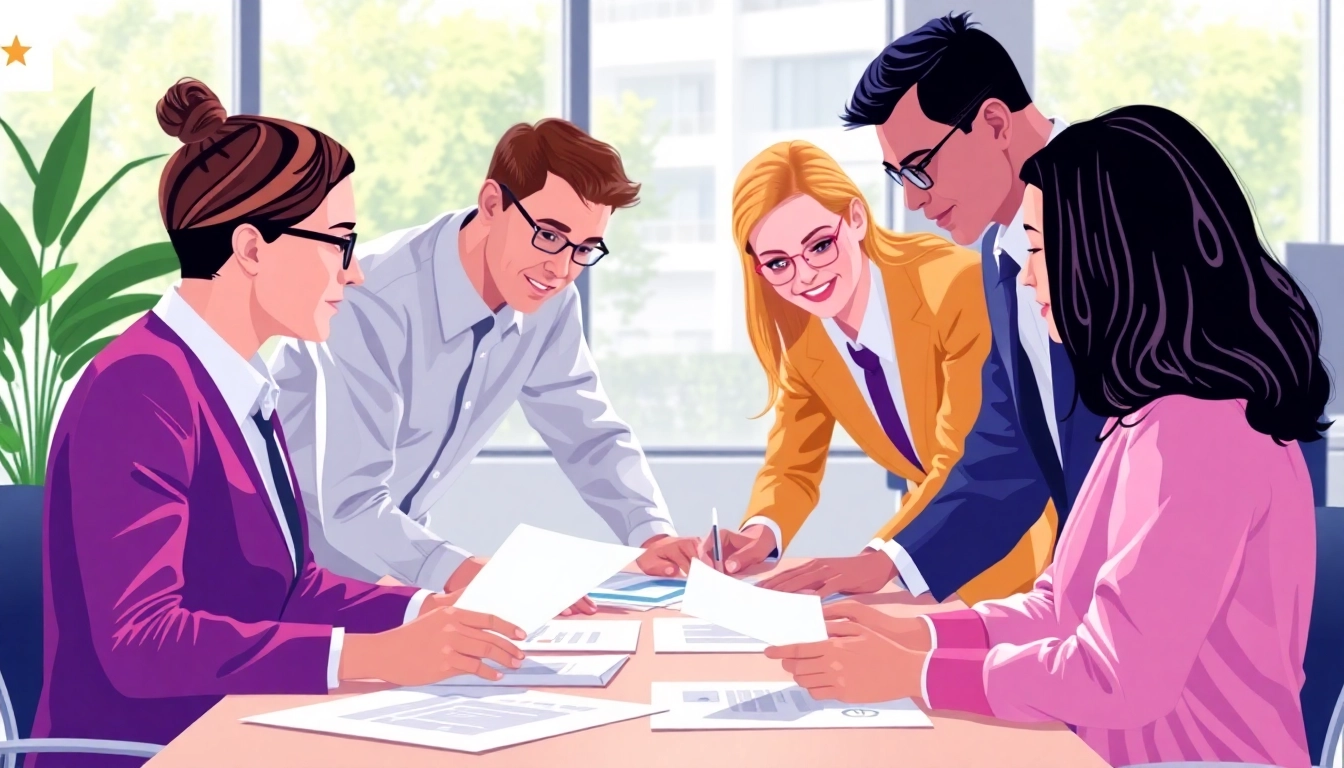 Consultants engaging in unternehmensberatung pflegeeinrichtungen strategies in a collaborative professional environment.