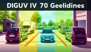 Inspect vehicles under DGUV 70 guidelines, showcasing maintenance and safety checks.
