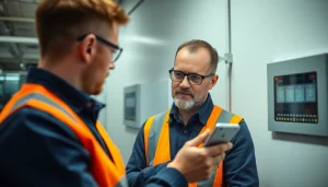 Durchführung der DGUV V3 Prüfung an elektrischen Geräten für maximale Sicherheit am Arbeitsplatz.