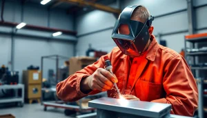 Felge schweißen München: Techniker schweißt Aluminiumfelge in Werkstatt.