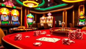 Players enjoying an exciting round of 88i game at a luxurious casino table.
