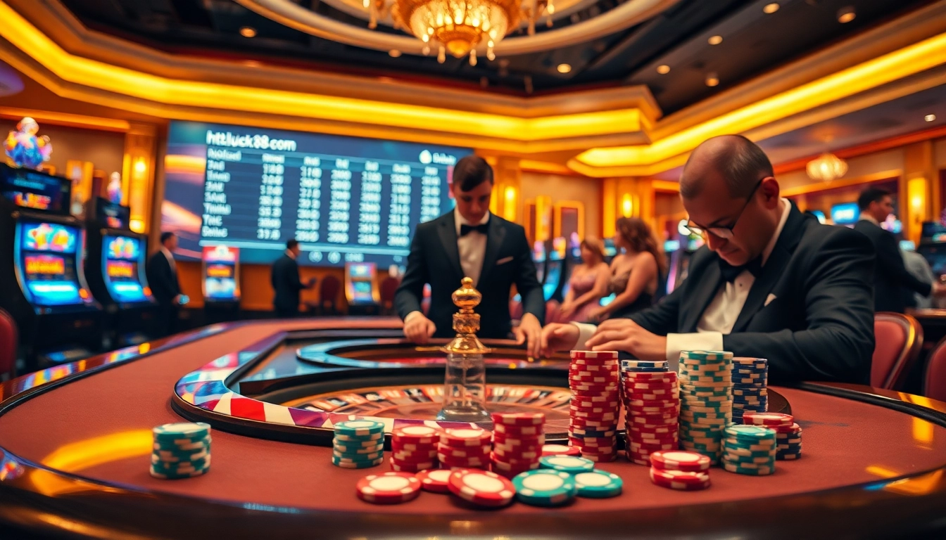 Khoảnh khắc hồi hộp tại bàn roulette, thể hiện trò chơi cược cao tại https://luck8.com.