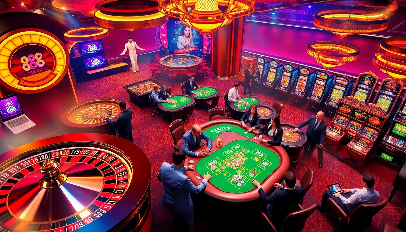 Tổng hợp 888new experience with lively poker tables, roulette wheels, and online gaming interfaces.